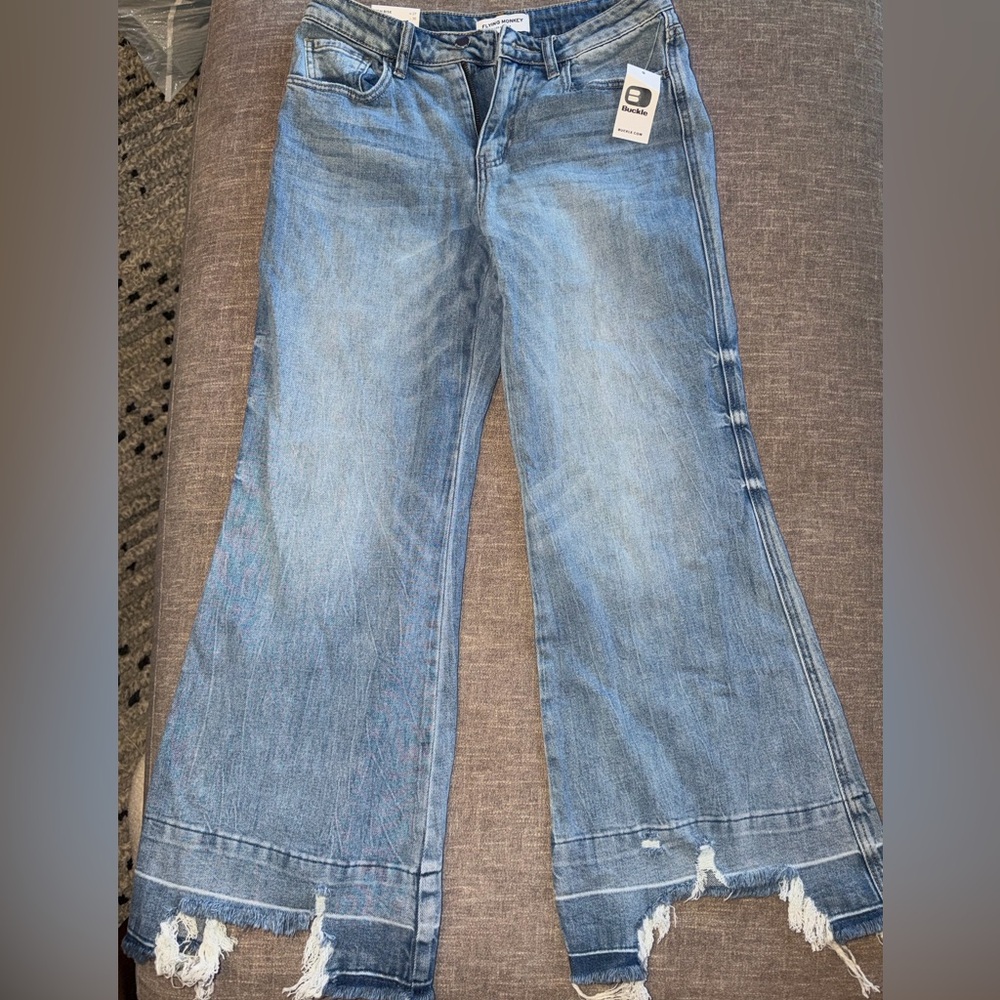 Flying Monkey Light Blue Flare Jeans